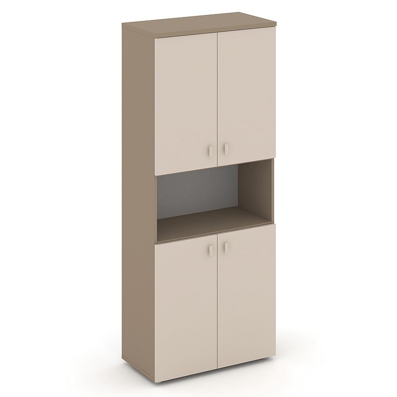 Мебель для персонала ESTETICA ES.ST-1.5 Шкаф высокий с нишей 4 двери ЛДСП