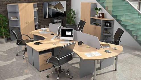 Современная мебель для офиса БэкВэм - вид 1