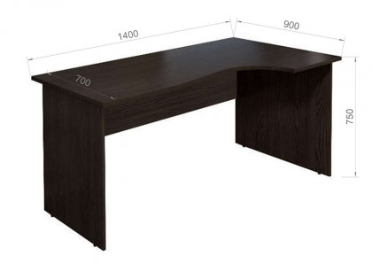 Офисная мебель Монолит СМ4.0П Стол криволинейный(правый)
